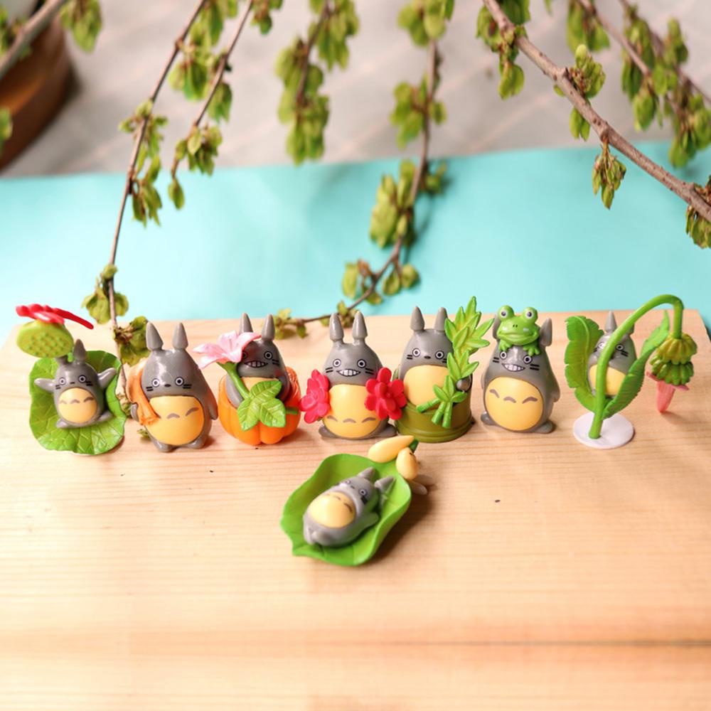 Set 8 Đồ trang trí Totoro Trang Trí Sân Vườn