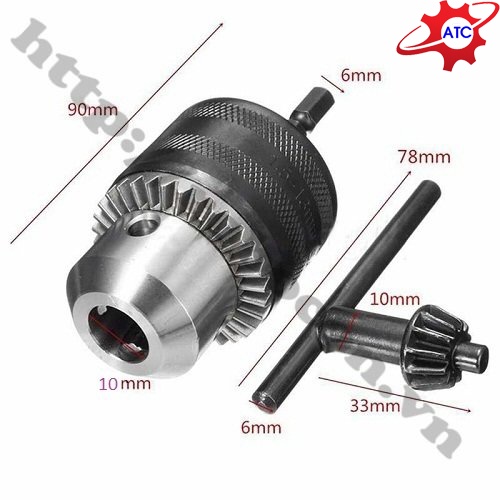 Đầu măng ranh chuyển đổi từ máy bắn vít lục giác sang khoan 13mm