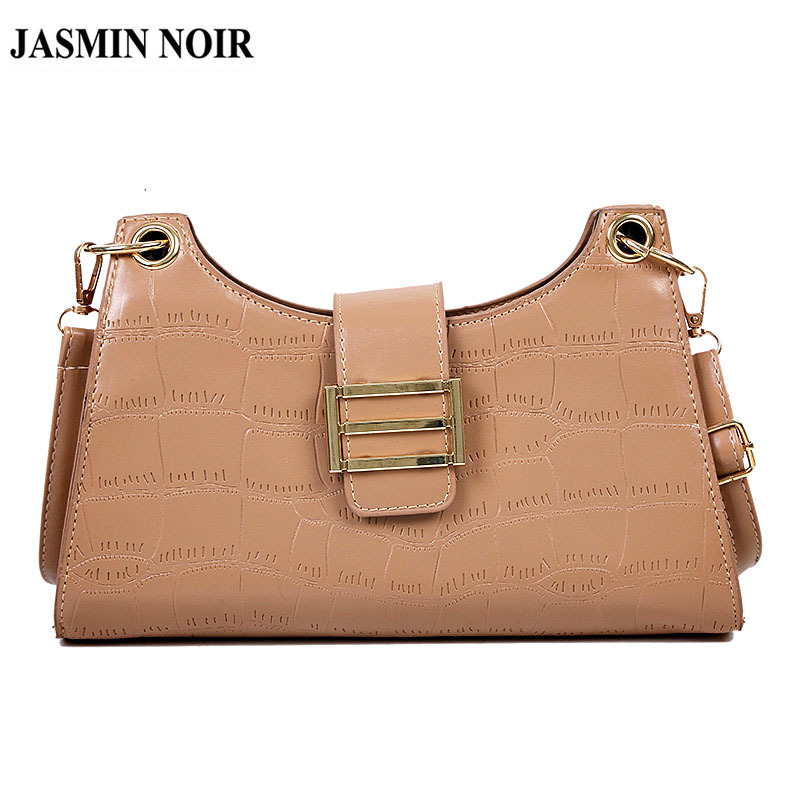 Túi Xách JASMIN NOIR Giả Da Cá Sấu Thời Trang Cho Nữ