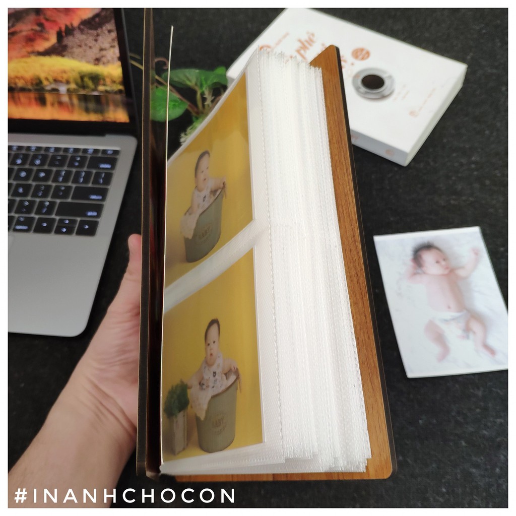 Album ảnh gỗ chứa 100 ảnh 9.12