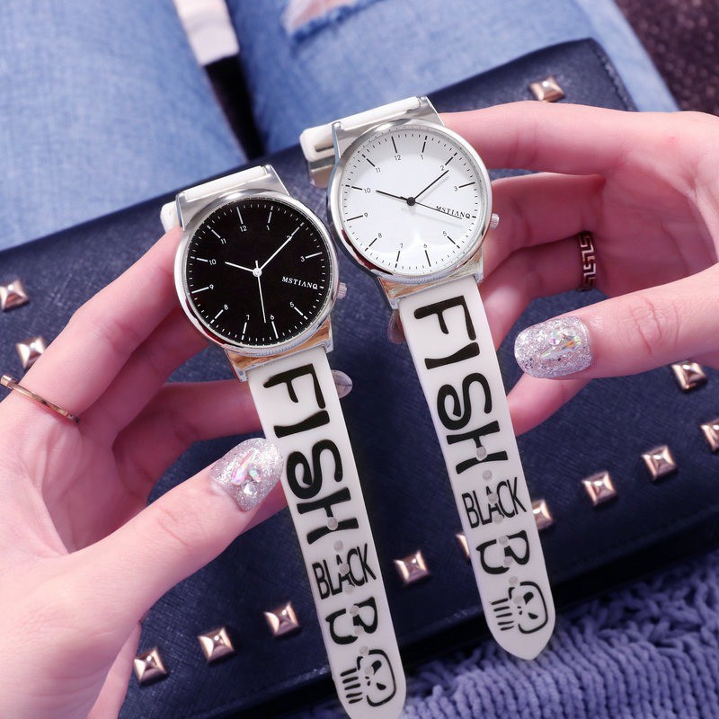 Đồng hồ thời trang nam nữ Mstianq MS0203 dây cao sư cực đẹp | BigBuy360 - bigbuy360.vn