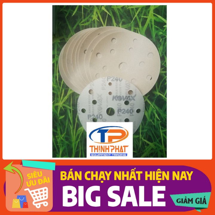 [Giá siêu rẻ] Giấy nhám chà khô tròn 150mm Kovax P60 P80 P120 P100 P180 P240 P320 P400