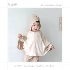 Áo choàng HRNEE có mũ chất liệu peptit