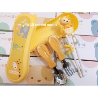 Set đũa muỗng nĩa Goryeobaby Hàn quốc