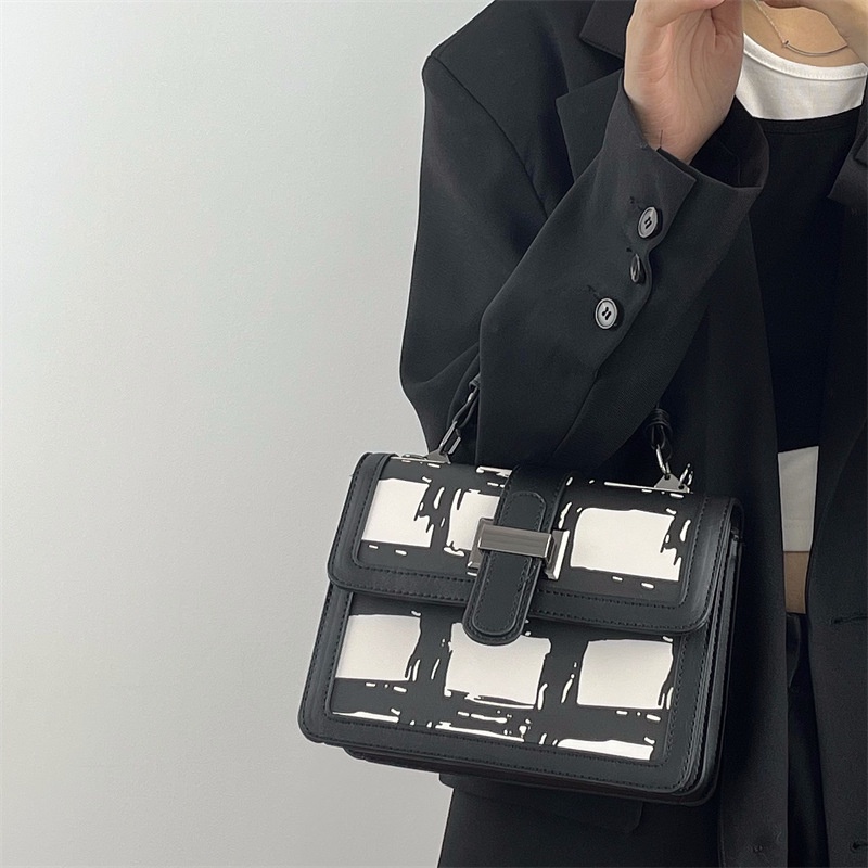 Túi Xách JASMIN NOIR Da PU Có Khóa Dành Cho Nữ