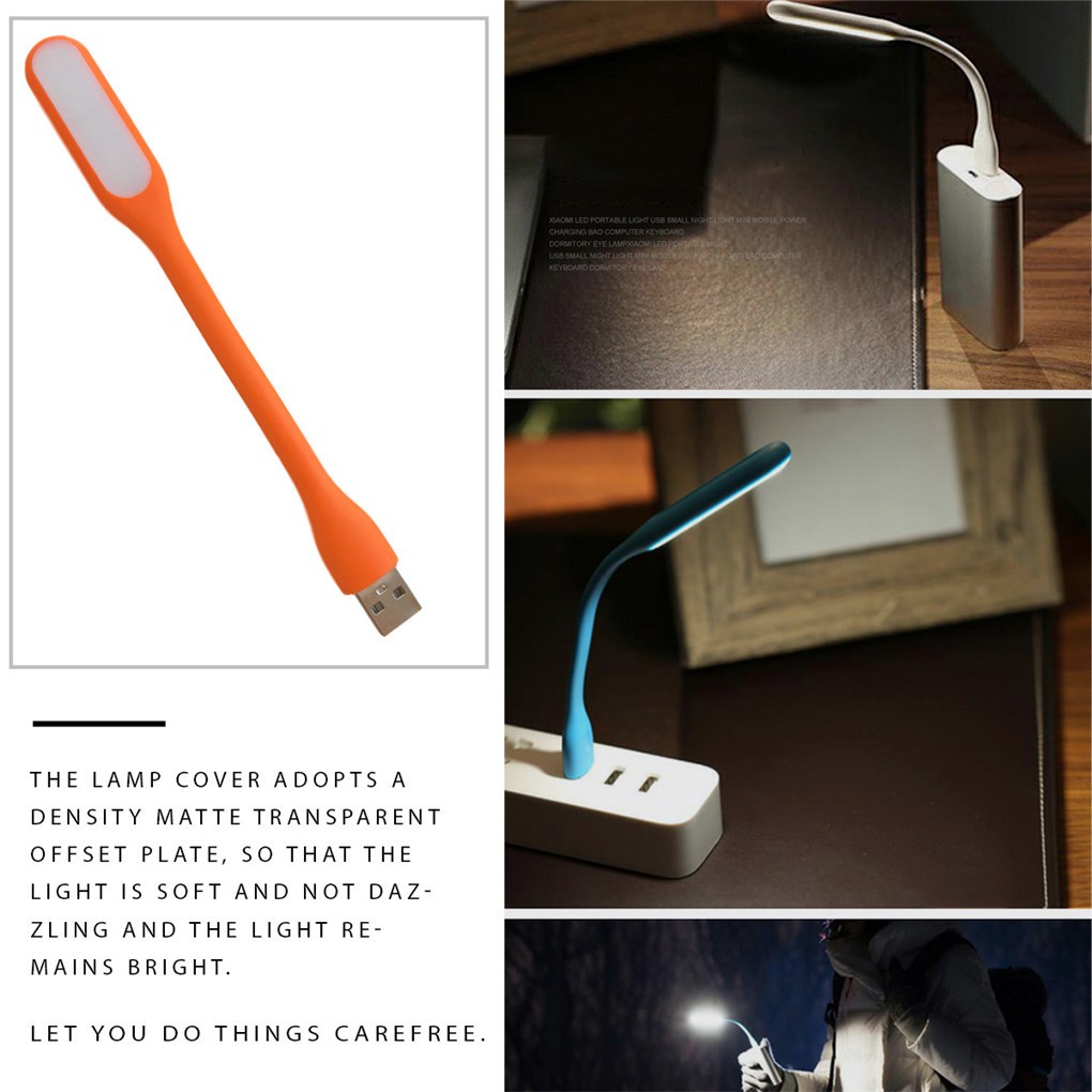Đèn LED USB mini linh hoạt uốn cong được 1.2W tiện lợi