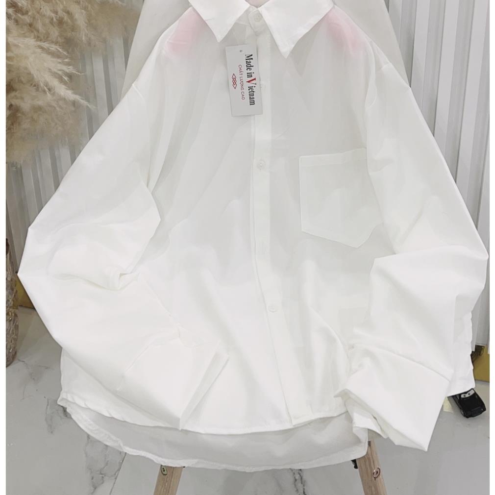 Sơ Mi Đũi Trơn Màu Hàm Quốc Form Rộng Thoáng Mát Buộc Nơ