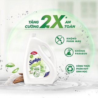 Nước Rửa Chén Sunlight Can 3,6kg / 3,8kg