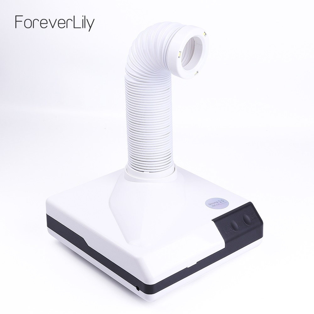 Foreverlily Máy Hút Bụi Móng Tay 2 Chiều 60W Màu Trắng