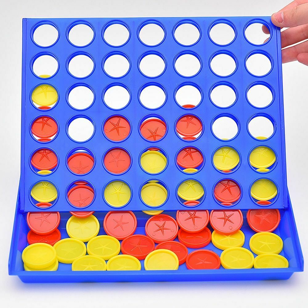 Bộ Trò Chơi Board Game Chiến Lược 4 In A Line Vui Nhộn Cho Gia Đình