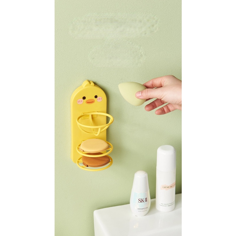 Kệ treo tường Đựng Mút Trang Điểm Hình Quả Trứng Dễ Thương