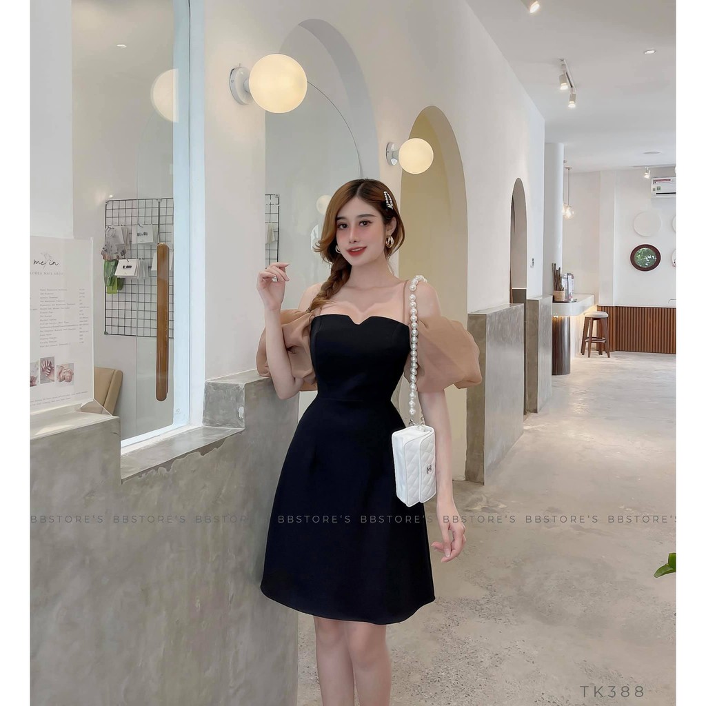 [BBSTORE'S] Đầm Trễ Vai Tay Phồng Hene - TK388
