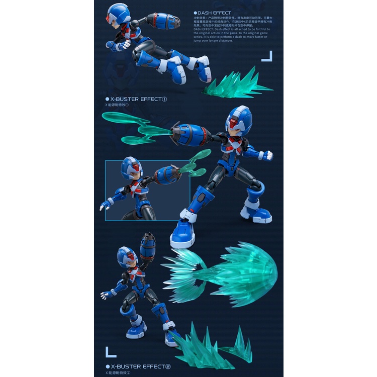 Mô hình lắp ráp CAPCOM Megaman ZERO + Rockman X copy  Royal Model