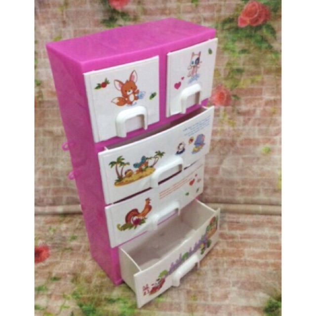 Bộ Tủ 05 ngăn kéo cho búp bê