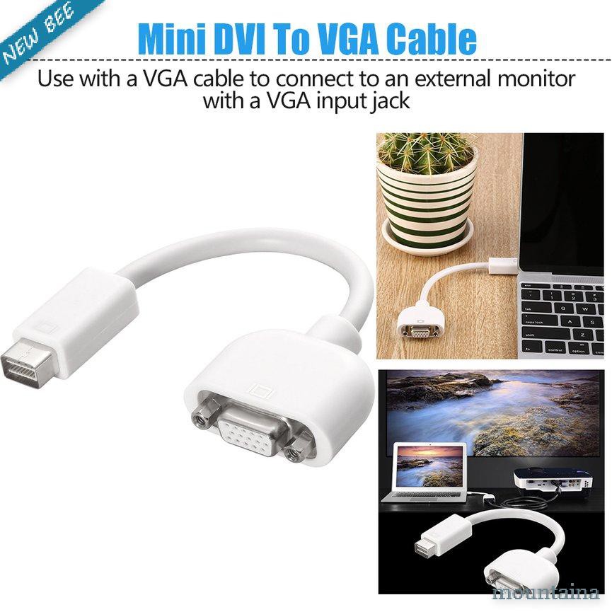 Cáp Chuyển Đổi Từ Cổng Dvi Sang Vga Dành Cho Apple Macbook