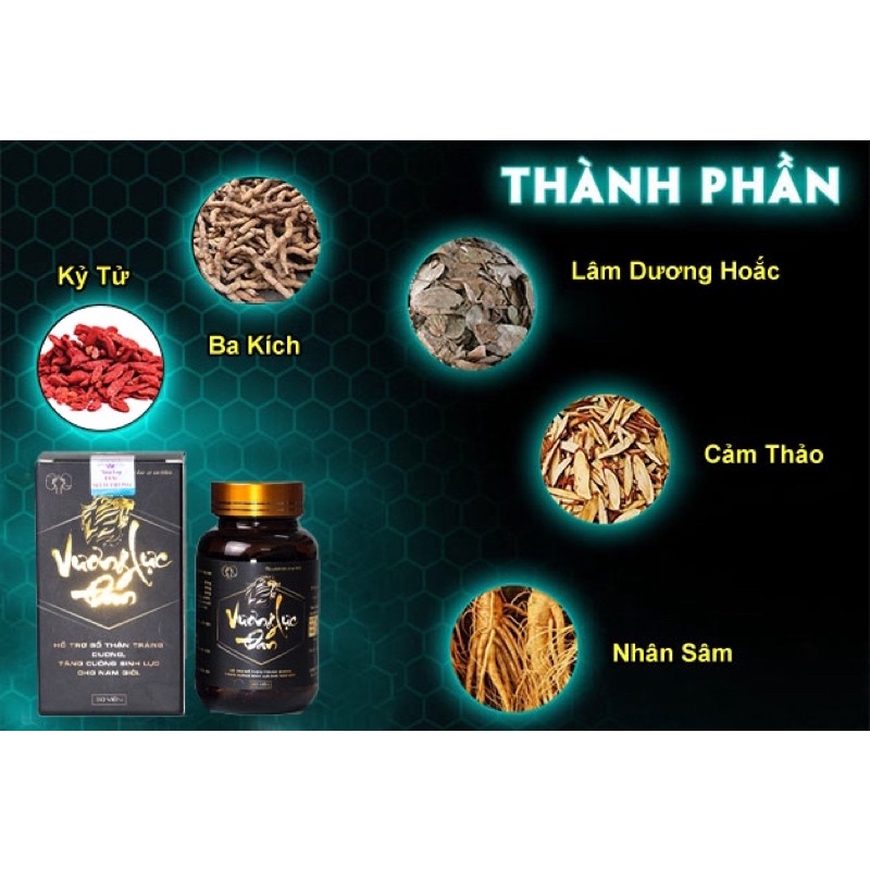 [ CHÍNH HÃNG ]Vương Lực Đan - Tăng Cường Sinh Lực - kỳ phùng địch thủ cho vấn đề của nam giới
