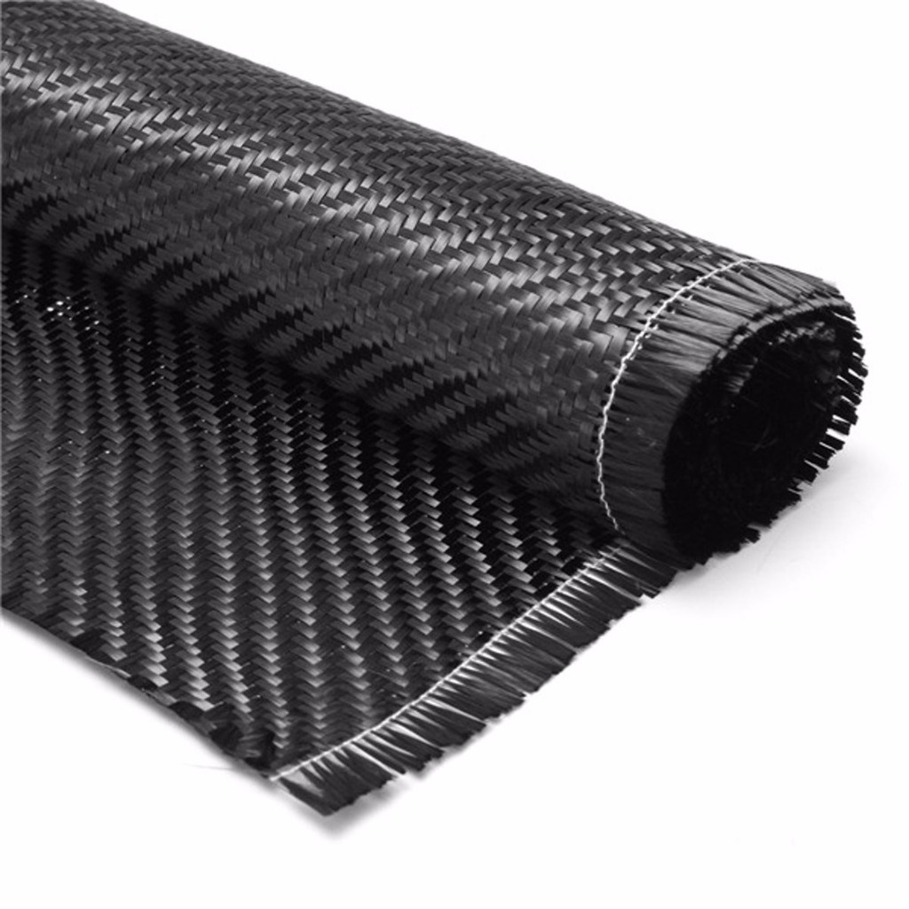 Cuộn vải sợi carbon màu đen cao cấp 3k 200gsm 8" 60*90cm tiện dụng