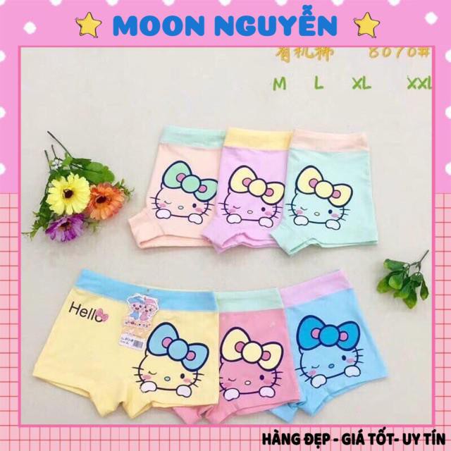 Set 10 quần lót đùi trẻ em hình Hello Kitty_ LOẠI 1