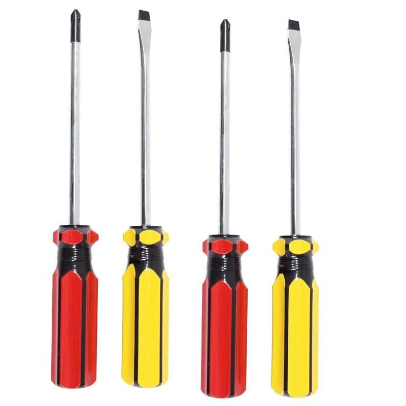 Daiso Tua Vít Screwdriver With Magnetic 2P Phillips Head1 100Mm Slotted Head5Mm 100Mm