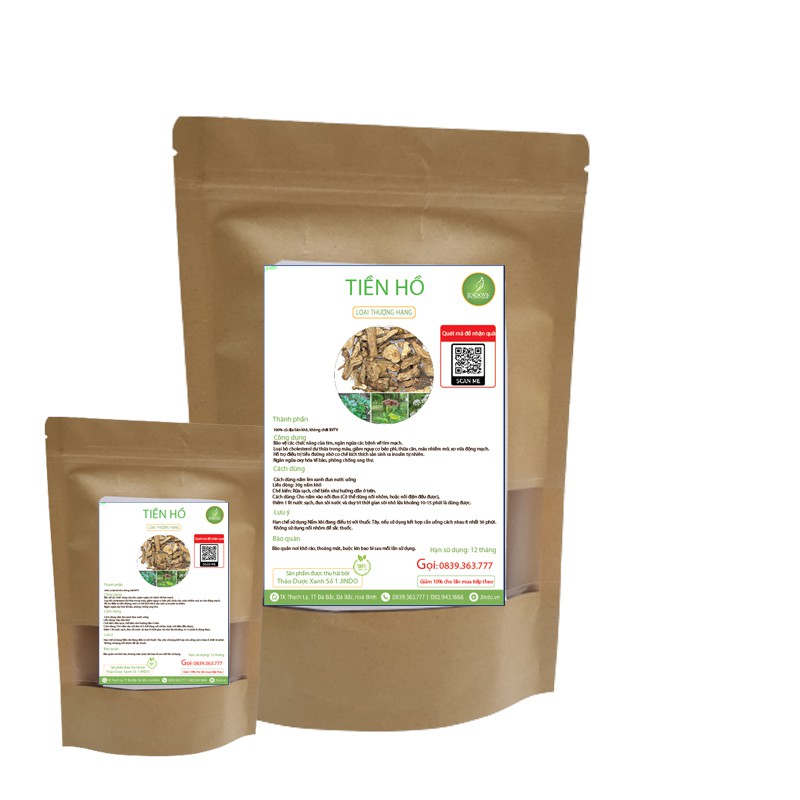 Tiền hồ khô thượng hạng JINDO 1kg