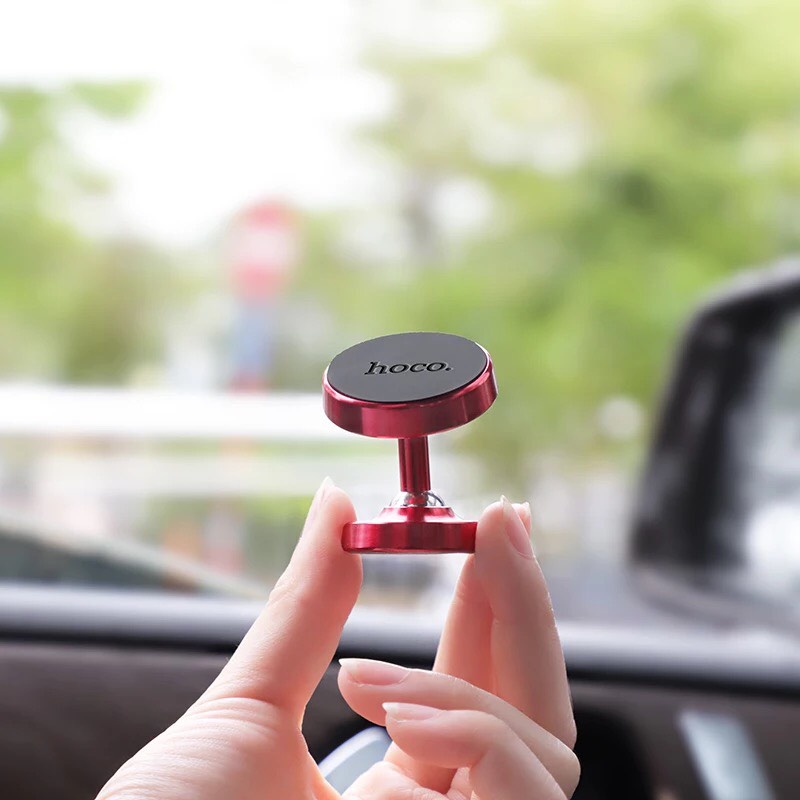 Giá Đỡ Điện Thoại Nam Châm Trên Ô Tô Hoco CA36 Plus Xoay 360 Độ Hút Cực Mạnh Gắn Táp Lô Xe Hơi Chính Hãng