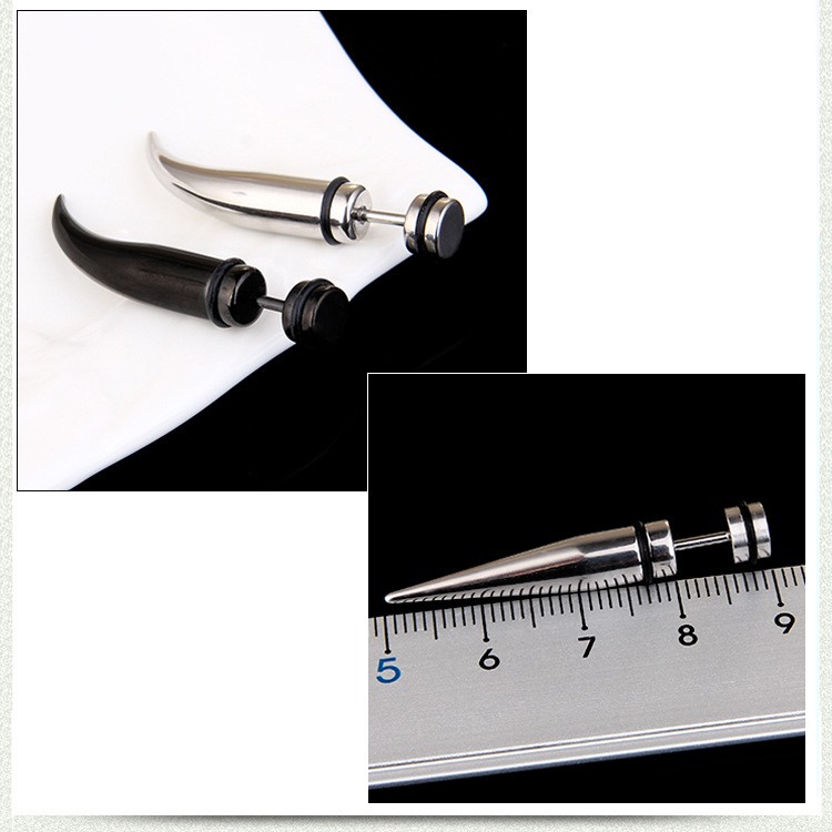 Khuyên Tai Titan Đinh Dài, Khuyên Tai Nam Ngầu (1 Chiếc)