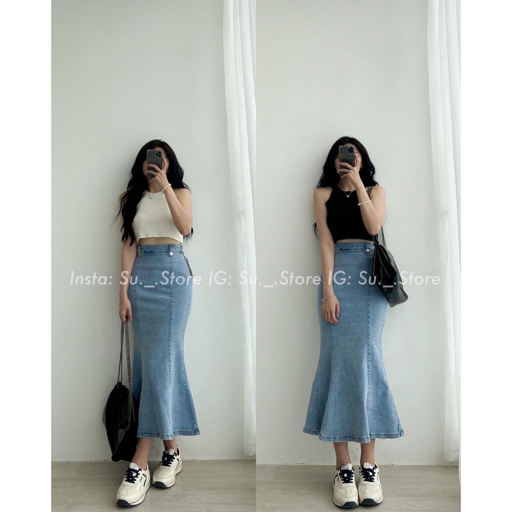 Áo croptop sát vai len tăm A2273 SUSTORE