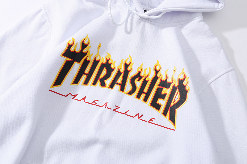 Áo Hoodie Thrasher Lót Nhung Cá Tính Cho Nam Nữ