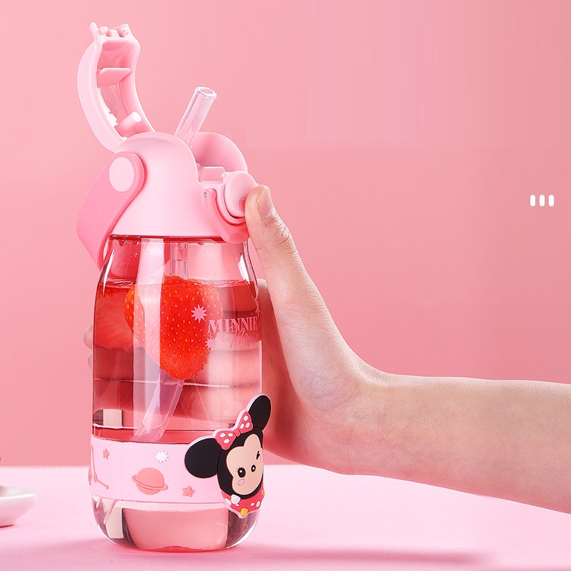 Disney Bình Nước Di Động Họa Tiết Frozen Phong Cách Mùa Hè Kiểu Mới 765