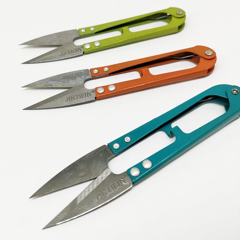 Combo 12 Cây Kéo Bấm Chỉ Hiệu AKTION Nhỏ &amp; Lớn.