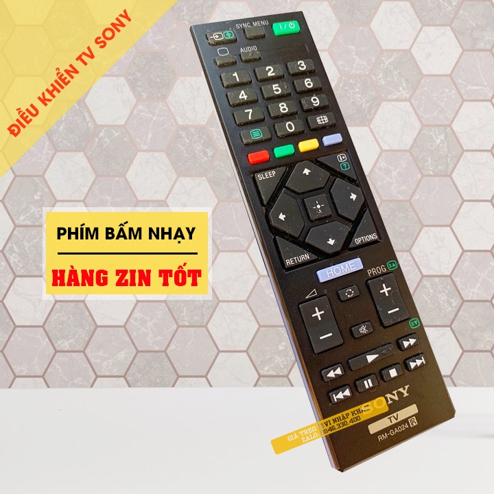 [ Loại 1 ] Điều Khiển Tivi Sony RM-GA024 - Remote Tivi Sony Tương Thích Tất Cả Các Tivi LCD - LED - Loại Ngắn