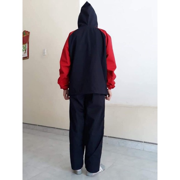 Bộ áo mưa 2 lớp  vải xuất Hàn loại 1