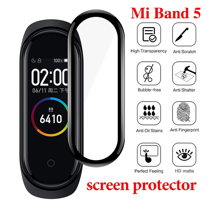 Kính cường lực bảo vệ màn hình 3D cho Xiaomi Mi Band 5