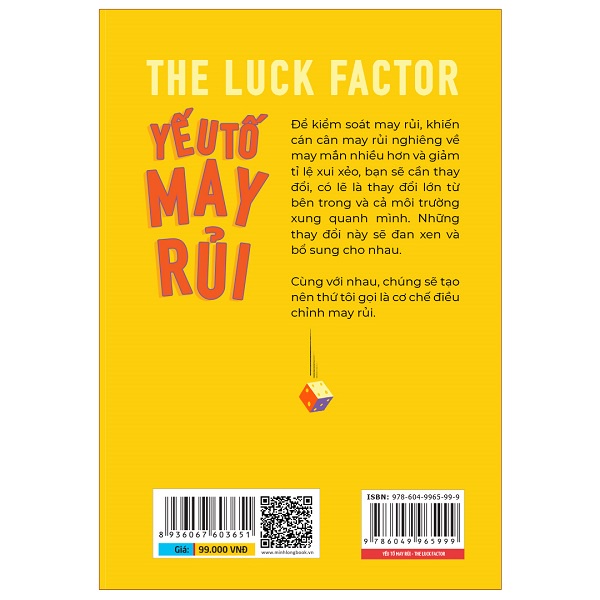 Sách - Yếu Tố May Rủi - Tại Sao May Mắn Chưa Mỉm Cười Với Bạn (ML)