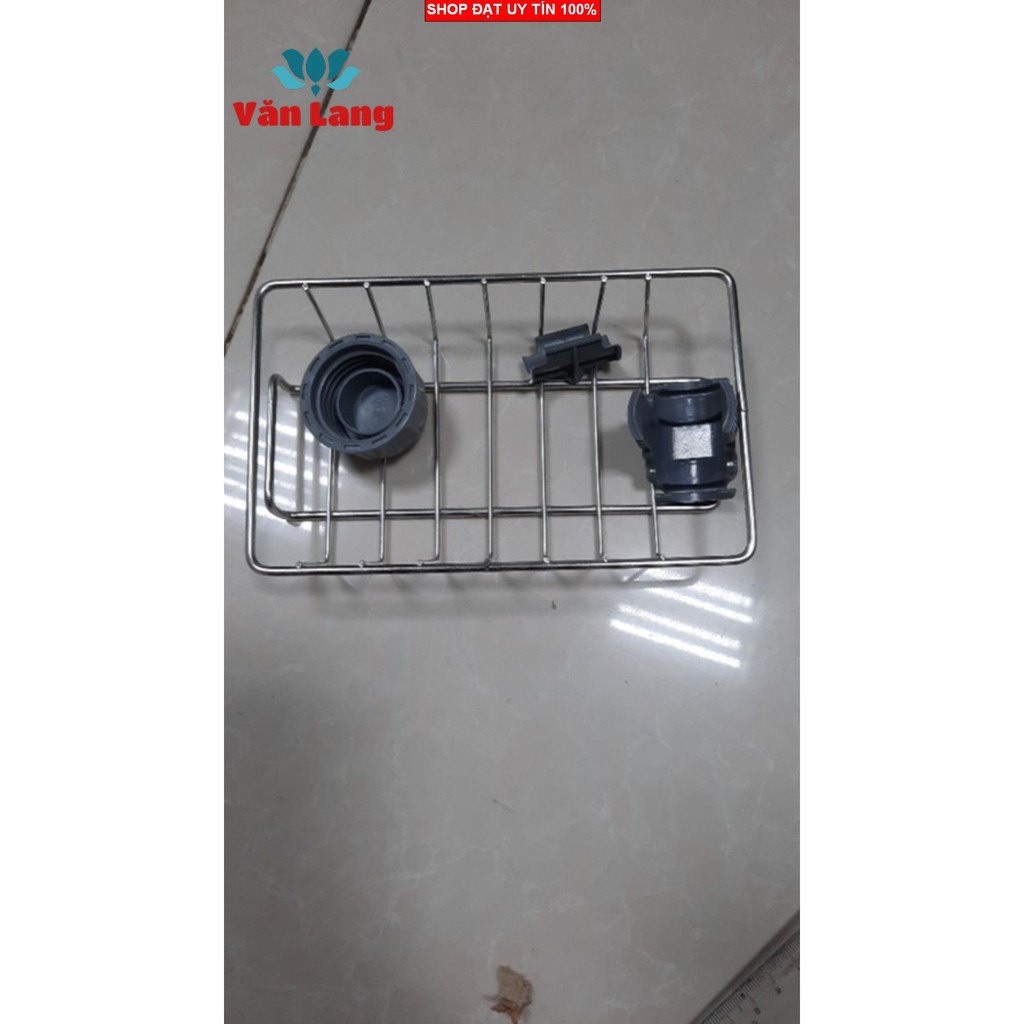 Giá inox để đồ bồn rửa bát, giá inox gắn vòi rửa bát