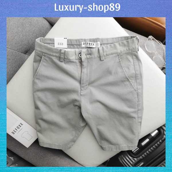 Quần Short Nam, Quần Short Kaki Trơn Màu Bền Đẹp Giá Rẻ Thời Trang Luxuryshop89 - SKK03