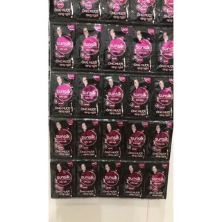 Dầu Gội sunsilk bồ kết óng mượt dạng ngời dây 12gói x 6 ml
