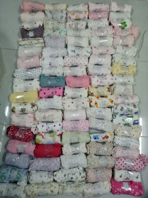 Xả kho set 3 cái Body liền vớ  Cotton cho bé trai bé gái