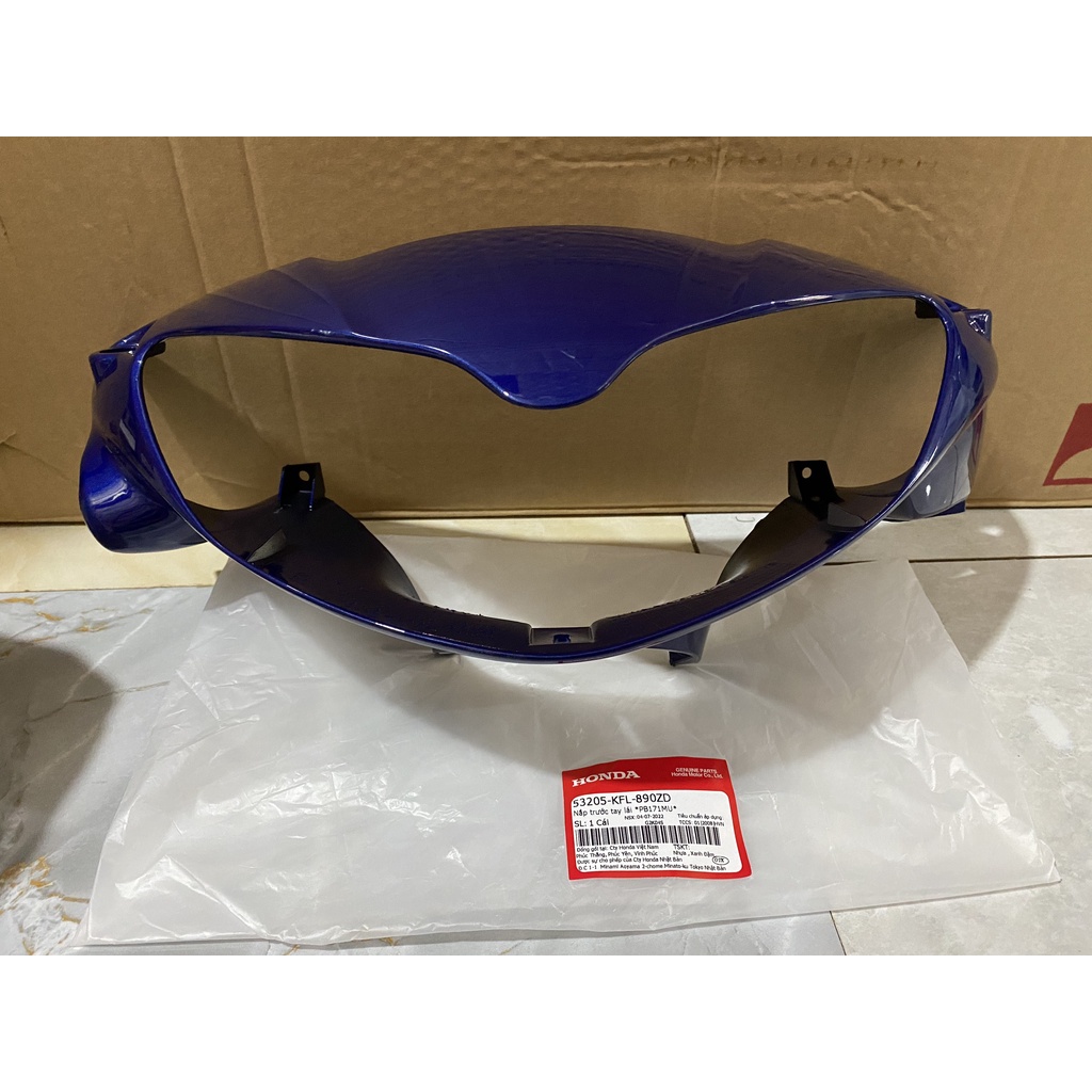 Nắp trước tay lái - Bàn thờ HONDA FUTURE1 màu Xanh tím.