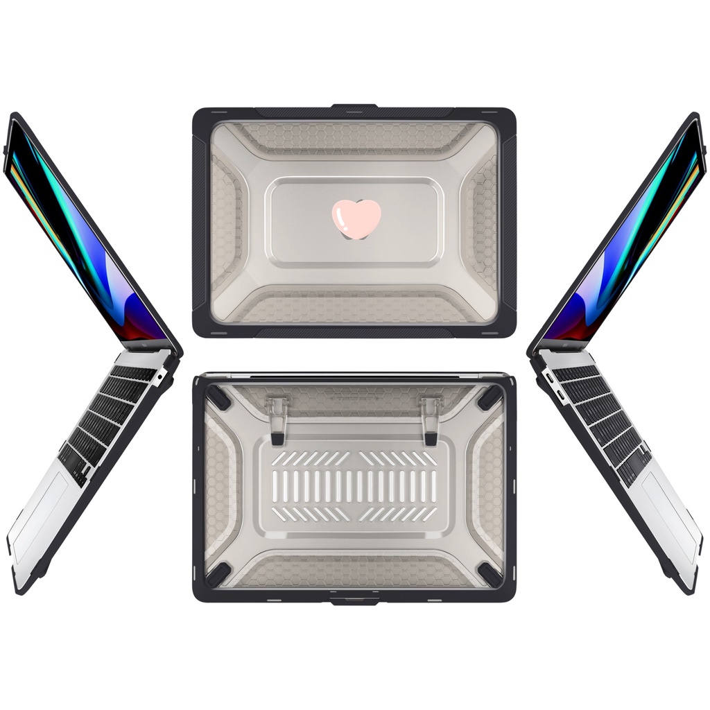 Ốp Điện Thoại 4 Trong 1 Cho MacBook Pro M2 A2338 M1 Air13 A2337 A2179 Pro14 / 16 M1 2021 A2442 A2485 Retina Touch Bar A1708 A1706 A2251 A2159