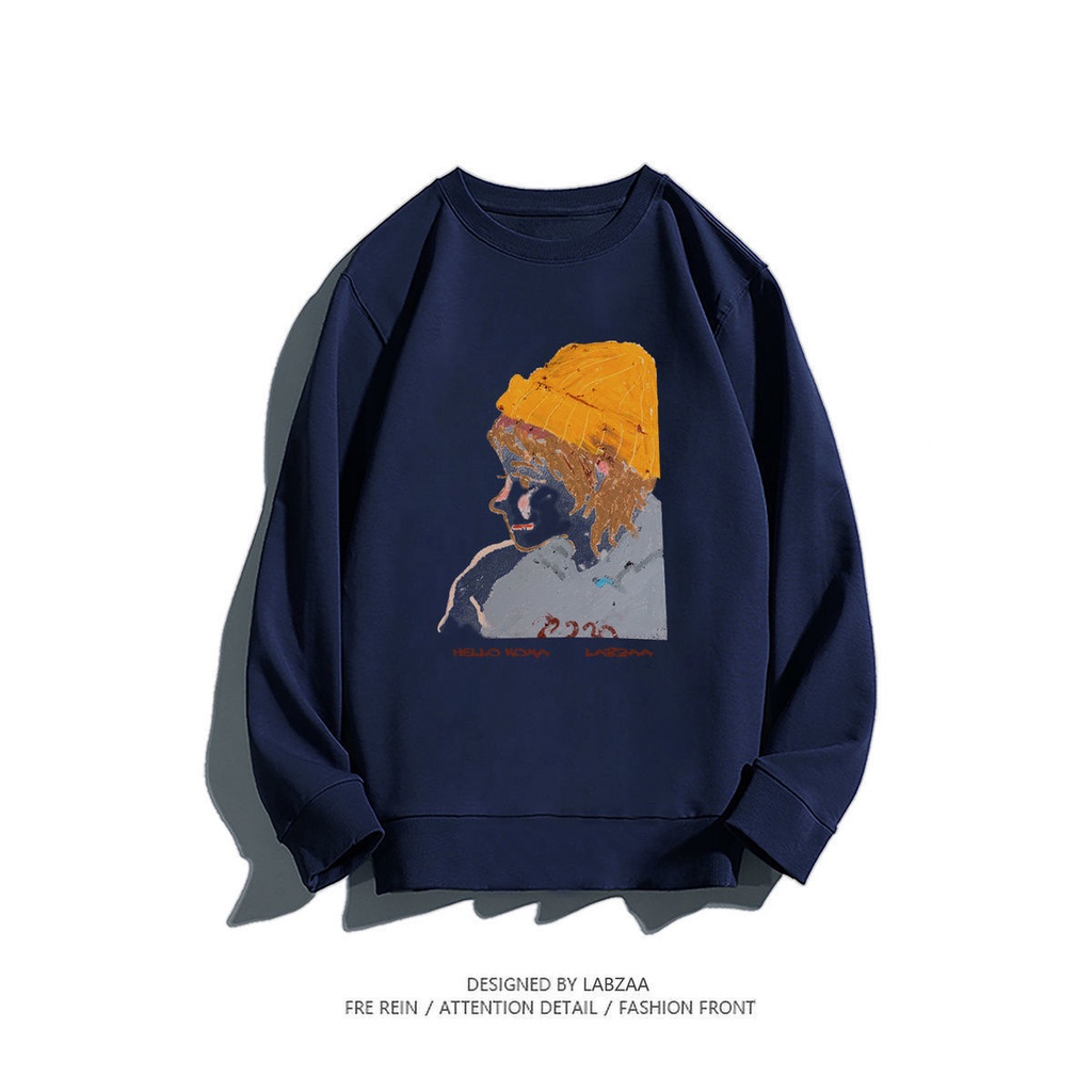 Áo sweater mỏng cổ tròn tay dài dáng rộng phong cách Hàn Quốc thời trang mùa thu cho nữ 2021 | BigBuy360 - bigbuy360.vn