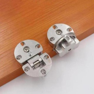 Bản lề bán nguyệt màu bạc 80X30 - bộ 2 cái chất lượng và đa dụng