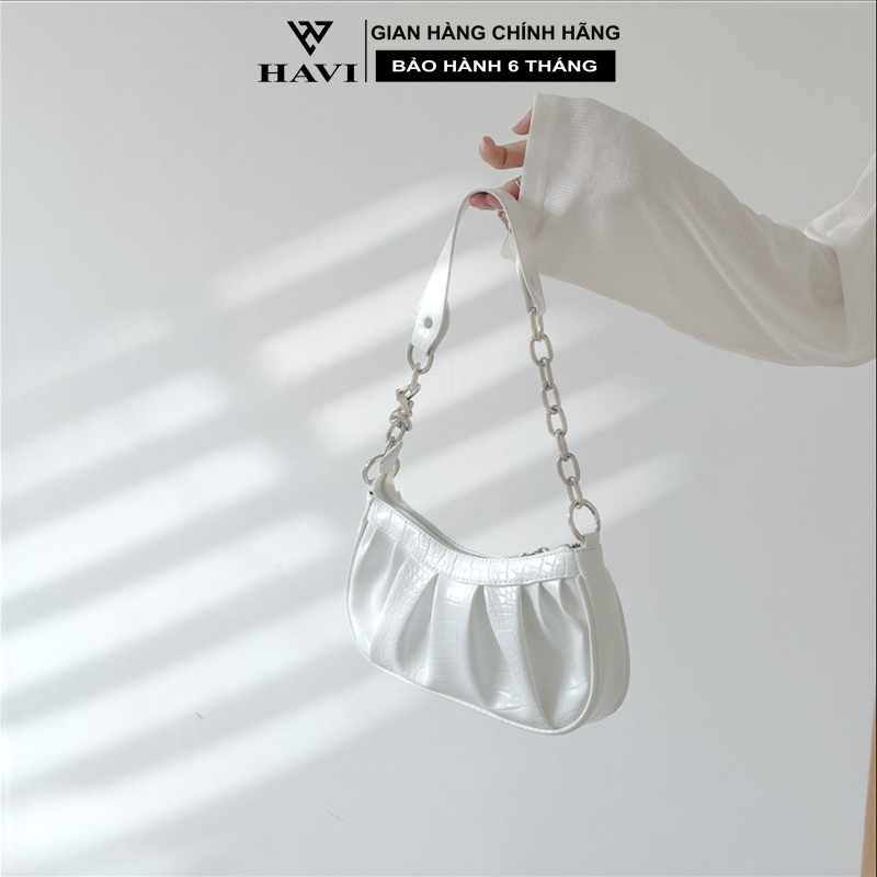 Túi Xách Nữ Đẹp, Đeo Chéo, Đeo Vai Đi Chơi, Đi Làm dáng thuyền phong cách Hàn Quốc Thời Trang Cao Cấp Havi TX037