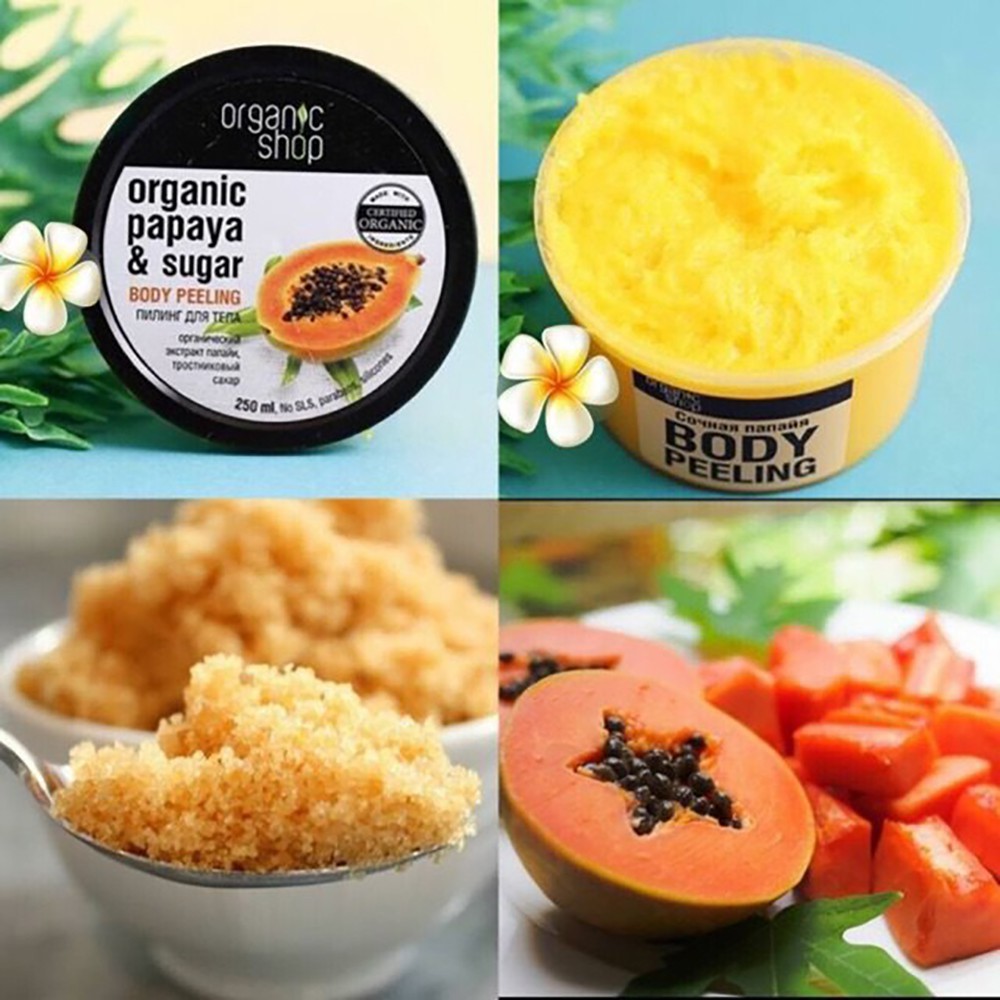 [Chính hãng] Tẩy Da Chết Body Organic Papaya &amp; Sugar 250ml
