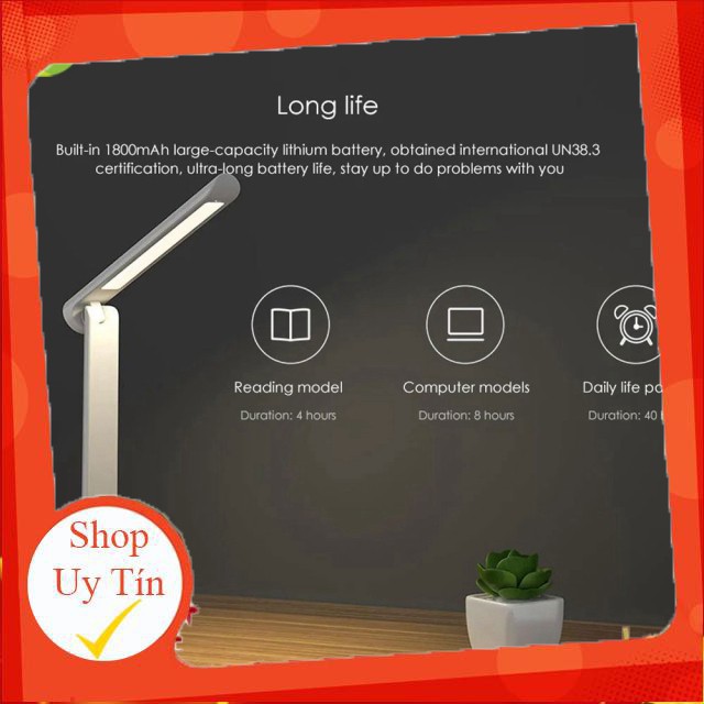 [SALEOFF] Đèn bàn học Xiaomi Yeelight YLTD11YL thời lượng pin tối đa lên đến 40h - Bảo hành 6 tháng - Shop Thế Giới Điện