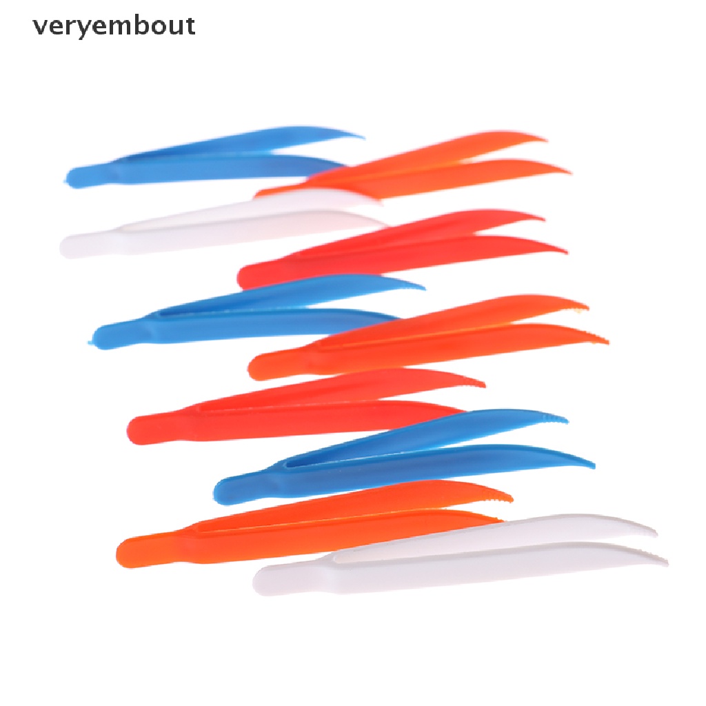 ut 10pc Plastic Tweezers Children Tweezers Games Teaching Learning Educational Toys n