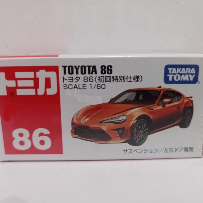 Tomica No. Xe Hơi Toyota 86 Takara Tomy Màu Cam Chính Hãng 86