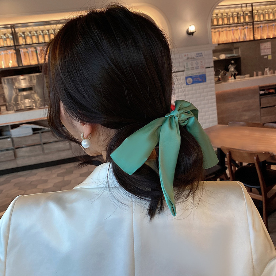 Dây Buộc Tóc Co Giãn Phong Cách Hàn Quốc Dành Cho Nữ