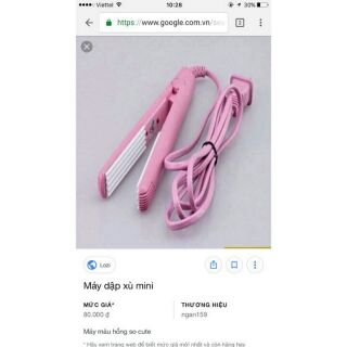Máy dập xù tóc mini