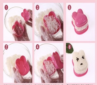 [FREE SHIP - BÁN CHẠY] Sét 3 Khuôn Làm Cơm BenTo Cho Bé